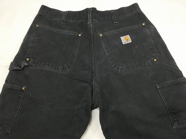 画像9: 20s Carhartt DOUBLE KNEE BLACK DUCK PAINTER WORK PANTS MADE IN USA (9)