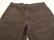 画像4: 20s Carhartt DOUBLE KNEE DARK BROWN DUCK PAINTER WORK PANTS  (4)