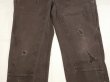 画像7: 20s Carhartt DOUBLE KNEE DARK BROWN DUCK PAINTER WORK PANTS  (7)