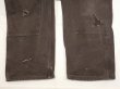 画像8: 20s Carhartt DOUBLE KNEE DARK BROWN DUCK PAINTER WORK PANTS  (8)