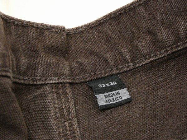 画像5: 20s Carhartt DOUBLE KNEE DARK BROWN DUCK PAINTER WORK PANTS  (5)