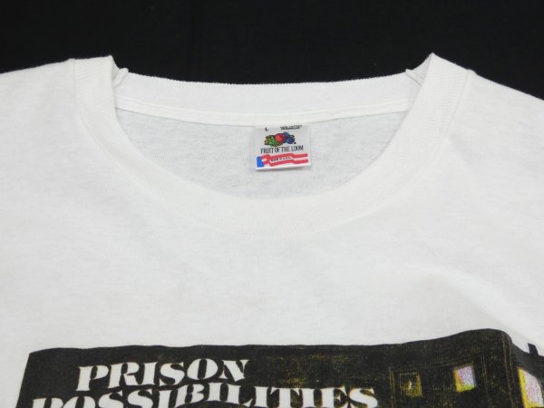 画像4: 90s FRUIT OF THE LOOM PRISON POSSIBILITIES INC PRINT T-SHIRT (4)