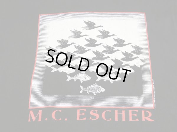 画像5: 90s Hanes M.C.ESCHER SKY& WATER ART PRINT T-SHIRT (5)