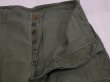 画像5: 50s US ARMY OG-107 COTTON SATEEN UTILITY TROUSERS BAKER PANTS 1st (5)