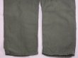 画像7: 50s US ARMY OG-107 COTTON SATEEN UTILITY TROUSERS BAKER PANTS 1st (7)