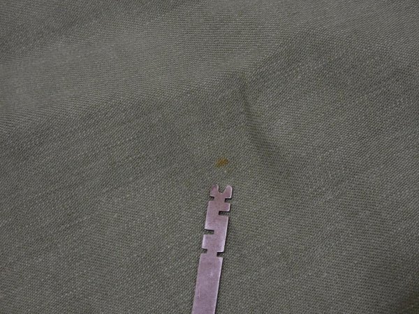 画像12: 50s US ARMY OG-107 COTTON SATEEN UTILITY TROUSERS BAKER PANTS 1st (12)