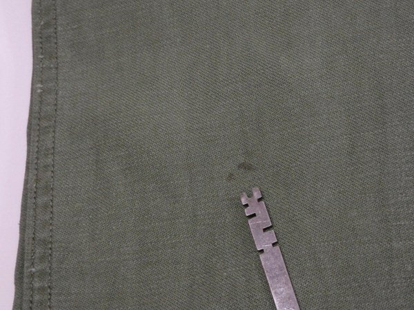 画像9: 50s US ARMY OG-107 COTTON SATEEN UTILITY TROUSERS BAKER PANTS 1st (9)