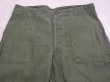 画像4: 50s US ARMY OG-107 COTTON SATEEN UTILITY TROUSERS BAKER PANTS 1st (4)