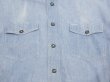 画像8: 30s THE BRAVE MAN CHAMBRAY SHIRT with CHIN STRAP (8)
