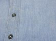 画像10: 30s THE BRAVE MAN CHAMBRAY SHIRT with CHIN STRAP (10)