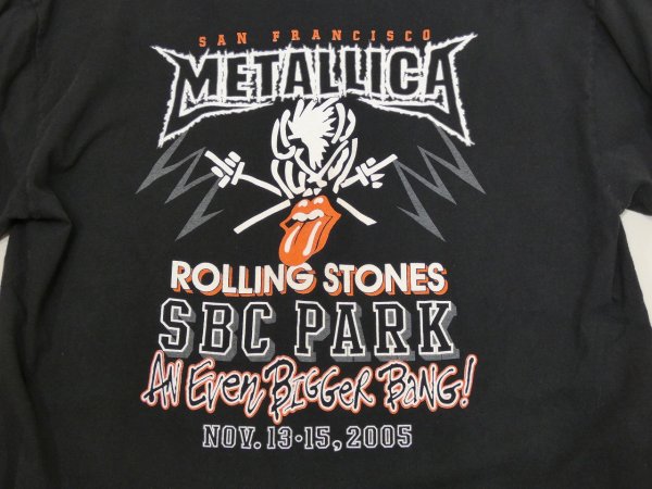 画像8: 00s The Rolling Stones × METALLICA A Bigger Bang Tour BAND L/S T-SHIRT (8)