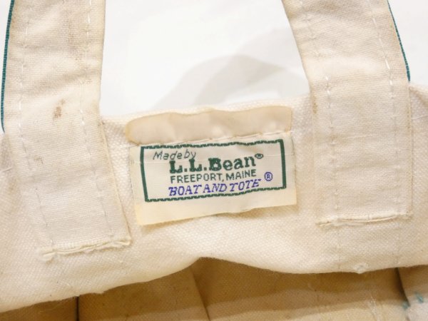 画像8: 80s L.L.Bean  BOAT AND TOTE MINI TOTE BAG (8)