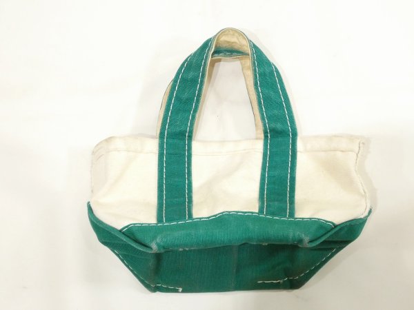 画像10: 80s L.L.Bean  BOAT AND TOTE MINI TOTE BAG (10)