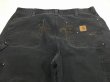 画像9: 00s Carhartt DOUBLE KNEE BLACK DUCK WORK PAINTER PANTS with PAINT (9)