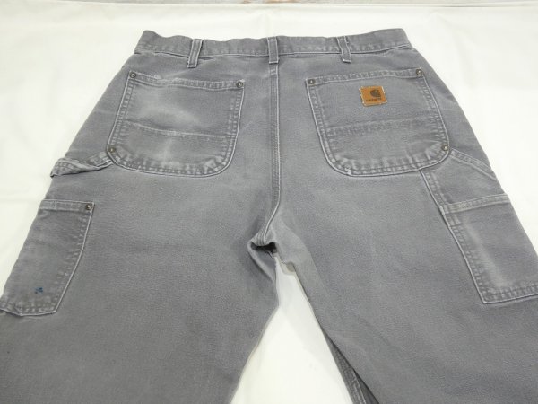 画像7: 10s Carhartt DOUBLE KNEE DUCK PAINTER WORK PANTS GRAVEL (7)