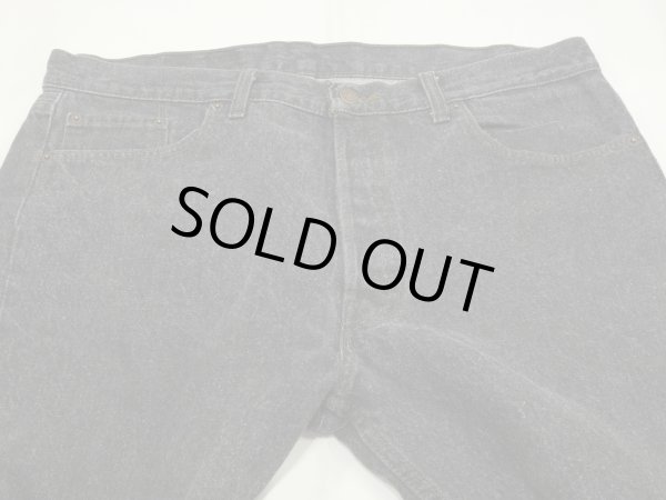 画像4: 80s Levi's 501- 0658 YARN DYED BLACK DENIM PANTS W36L30 MADE IN USA (4)