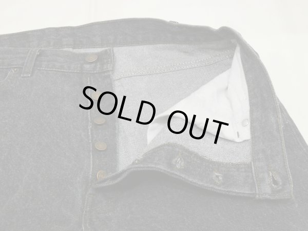 画像5: 80s Levi's 501- 0658 YARN DYED BLACK DENIM PANTS W36L30 MADE IN USA (5)