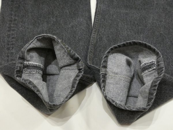 画像9: 80s Levi's 501- 0658 YARN DYED BLACK DENIM PANTS W36L30 MADE IN USA (9)