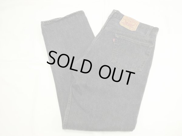 画像3: 80s Levi's 501- 0658 YARN DYED BLACK DENIM PANTS W36L30 MADE IN USA (3)