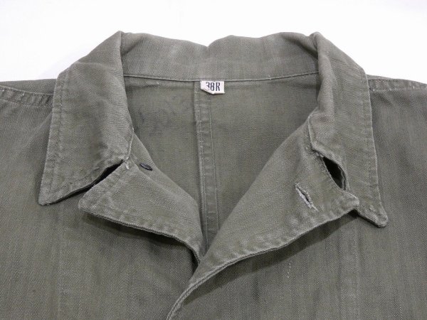 画像3: 40s US ARMY M-43 HBT UTILITY JACKET with PATCH (3)