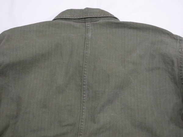 画像9: 40s US ARMY M-43 HBT UTILITY JACKET with PATCH (9)