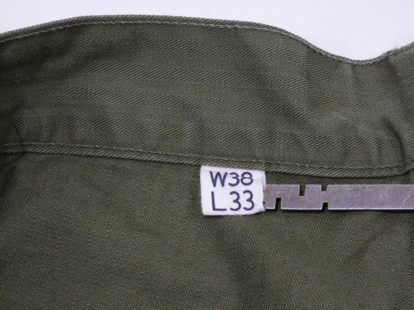 画像6: 40s US ARMY M-43 HBT TWILL UTILITY TROUSERS CARGO PANTS (6)