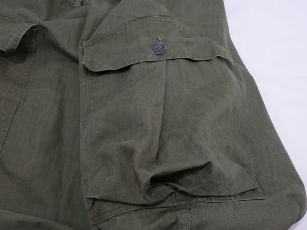 画像8: 40s US ARMY M-43 HBT TWILL UTILITY TROUSERS CARGO PANTS (8)