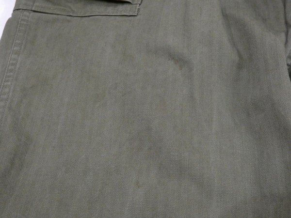 画像10: 40s US ARMY M-43 HBT TWILL UTILITY TROUSERS CARGO PANTS (10)