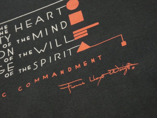 画像7: 00s FRANK LLOYD WRIGHT ART T-SHIRT (7)