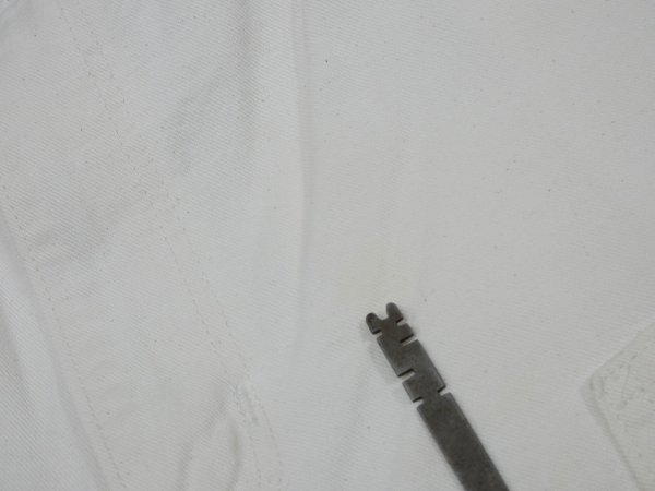 画像8: 80s 90s Carhartt DOUBLE KNEE COTTON PAINTER WORK PANTS WHITE (8)