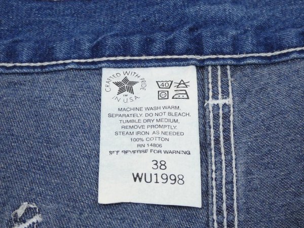 画像5: 80s 90s Carhartt DENIM PAINTER SHORTS MADE IN USA (5)