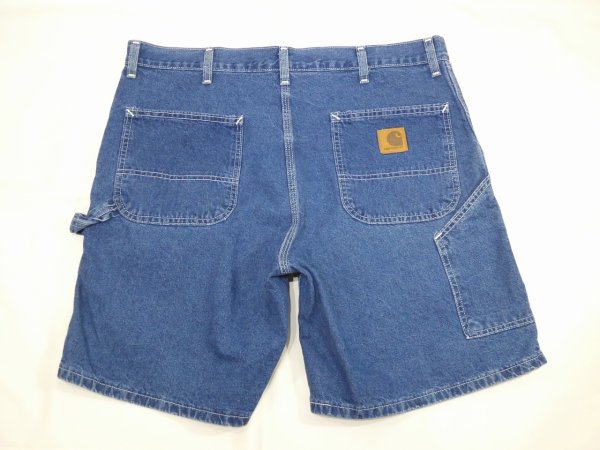 画像6: 80s 90s Carhartt DENIM PAINTER SHORTS MADE IN USA (6)