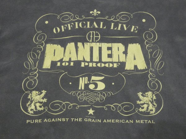 画像5: 90s Winterland PANTER OFFICIAL LIVE 101 PROOF TOUR BAND T-SHIRT (5)