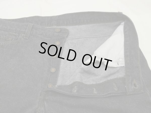 画像5: 90s Levi's 501- 0658 YARN DYED BLACK DENIM PANTS W38L34 MADE IN USA (5)
