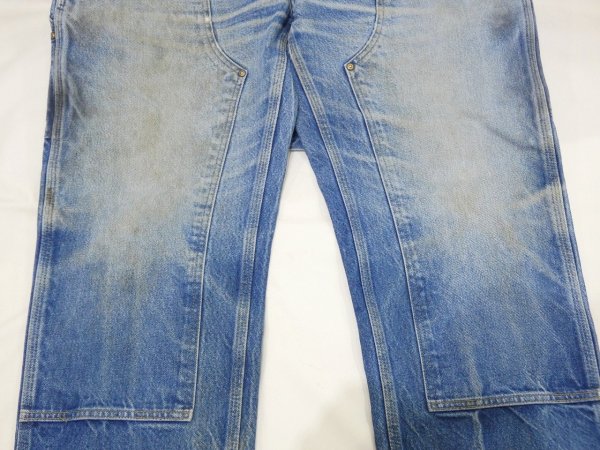 画像9: 10s Carhartt DOUBLE KNEE DENIM PAINTER WORK PANTS (9)