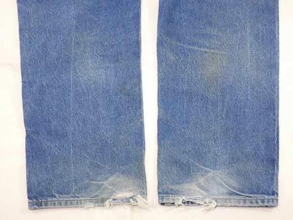 画像12: 10s Carhartt DOUBLE KNEE DENIM PAINTER WORK PANTS (12)