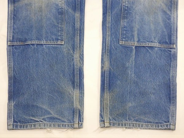 画像10: 10s Carhartt DOUBLE KNEE DENIM PAINTER WORK PANTS (10)