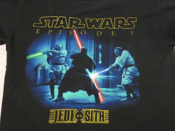 画像6: 90s Lee SPORT STAR WARS EPISODE 1 JEDI VS SITH PRINT T-SHIRT MADE IN USA (6)