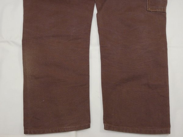 画像14: 60s Carter's Watch the Wear DARK BROWN DUCK PAINTER WORK PANTS (14)