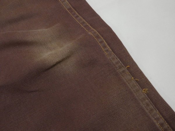 画像10: 60s Carter's Watch the Wear DARK BROWN DUCK PAINTER WORK PANTS (10)