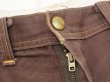 画像7: 60s Carter's Watch the Wear DARK BROWN DUCK PAINTER WORK PANTS (7)