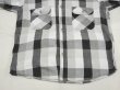 画像6: 90s DAKOTA MONOTONE PLAID HEAVY FLANNEL SHIRT (6)