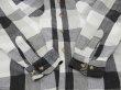 画像7: 90s DAKOTA MONOTONE PLAID HEAVY FLANNEL SHIRT (7)