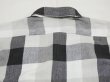 画像9: 90s DAKOTA MONOTONE PLAID HEAVY FLANNEL SHIRT (9)
