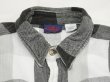 画像4: 90s DAKOTA MONOTONE PLAID HEAVY FLANNEL SHIRT (4)