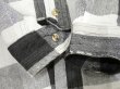 画像8: 90s DAKOTA MONOTONE PLAID HEAVY FLANNEL SHIRT (8)