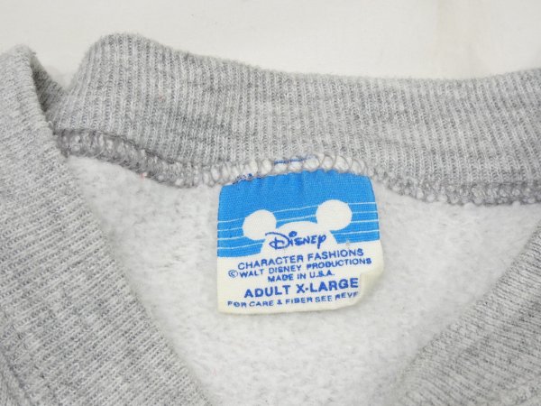 画像3: 80s WALT DISNEY OFFICIAL MICKEY MOUSE SWEAT MADE IN USA (3)