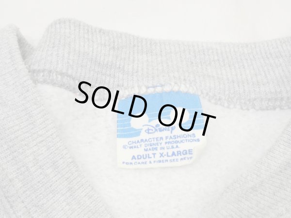 画像3: 80s WALT DISNEY OFFICIAL MICKEY MOUSE SWEAT MADE IN USA (3)