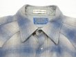 画像4: 70s Pendleton OMBRE SHADOW CHECK WOOL WESTERN SHIRT MADE IN USA (4)
