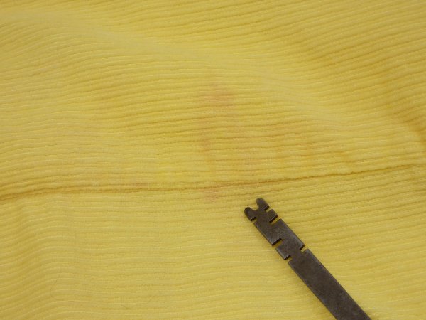 画像13: 50s 60s CAMPUS SIDEWAY RIBBED FABRIC CORDUROY OPEN COLLAR SHIRT (13)